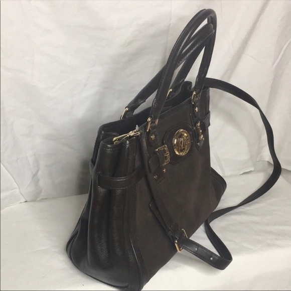 MICHAEL KORS HUDSON IN RICH EXPRESSO BROWN/GOLD - Picture 4 of 8